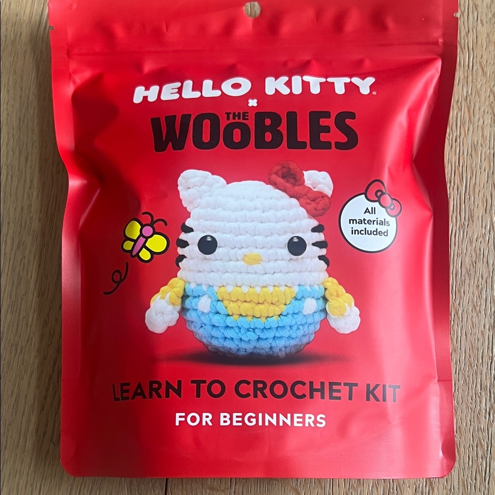 Hello Kitty Red Crochet Kit for Beginners